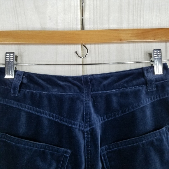 GAP Blue Velvet Mini Skirt - Picture 4 of 8